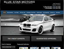 Tablet Screenshot of bluestarmotor.com